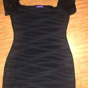 Hot Gal Body Con Black Dress